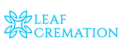 leaf cremation business logo