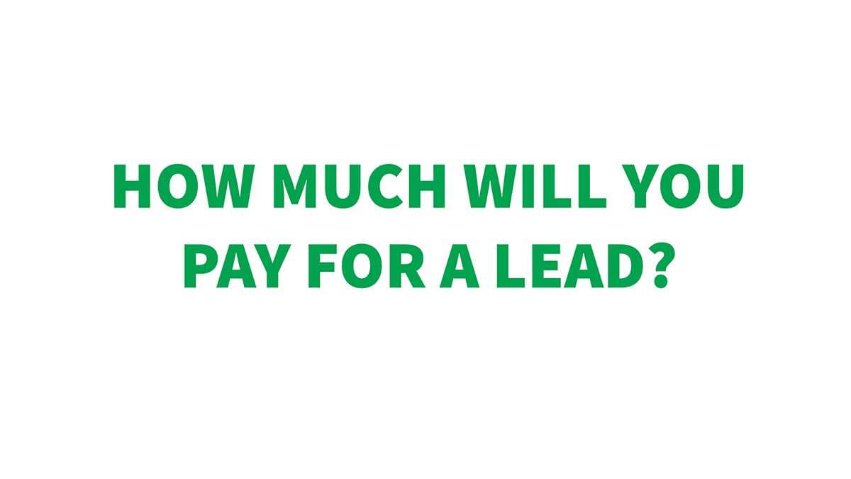 how much is a lead