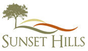 sunset hills funeral home and crematorium and cemetery business logo